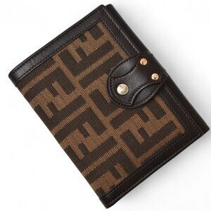 FENDI Brown Zucca Wallet
